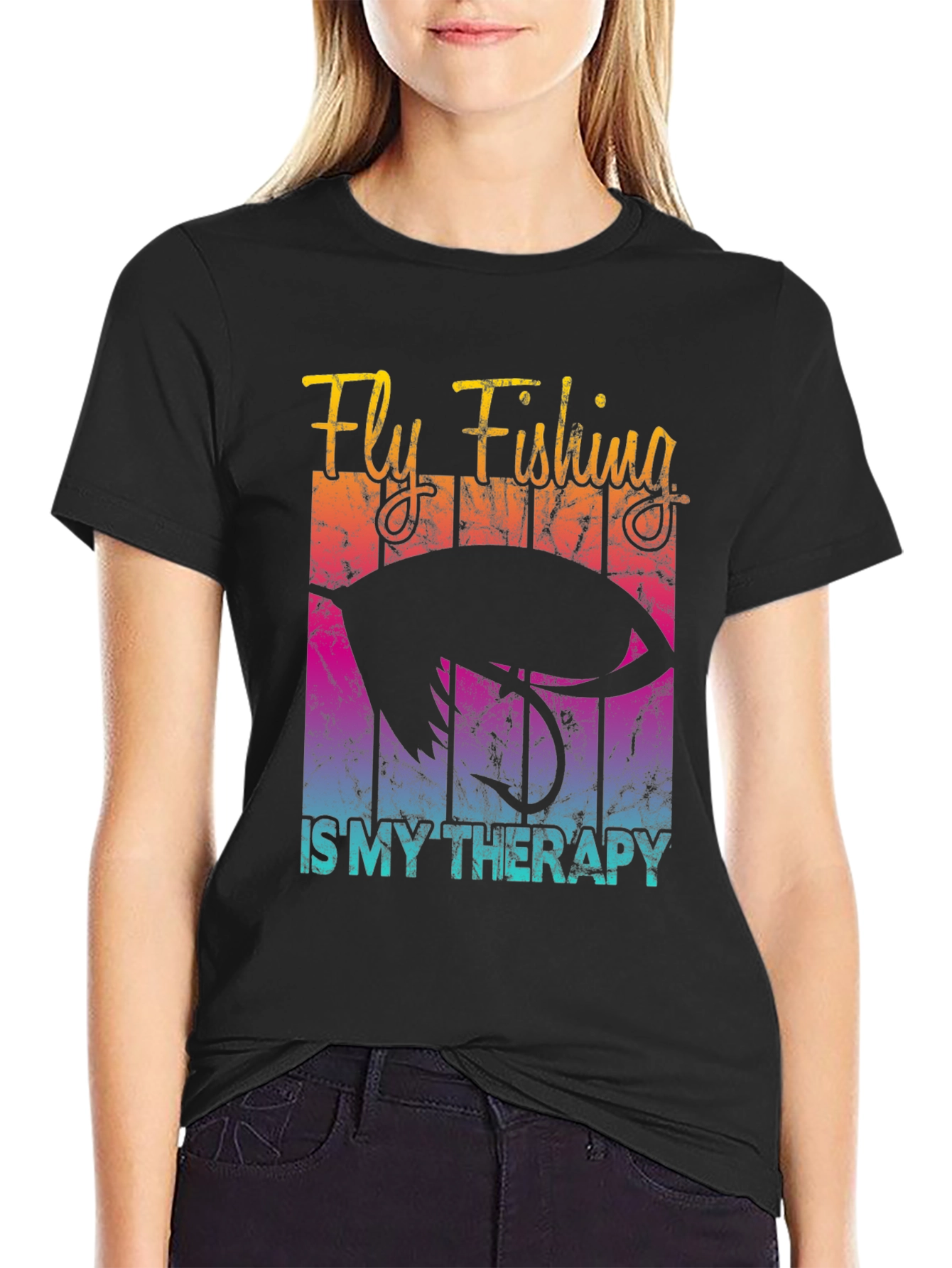 Fly Fishing Is My Therapy T-Shirt