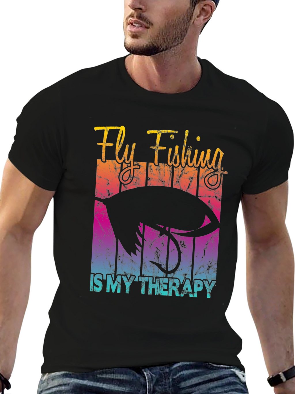 Fly Fishing Is My Therapy T-Shirt