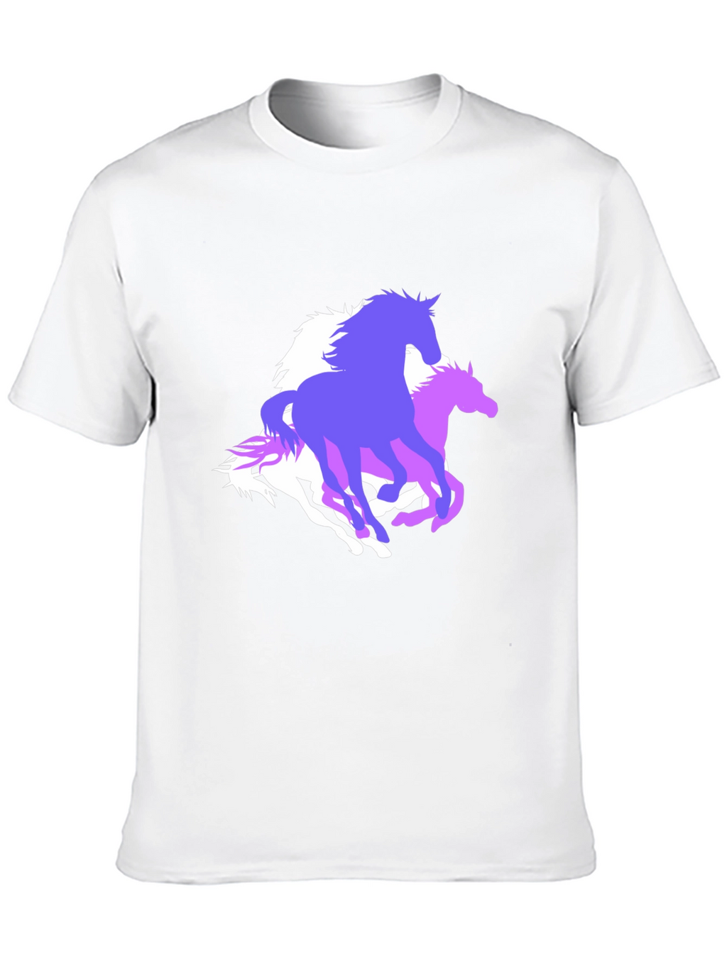 Horse Graphic Tee - Stylish Black T-Shirt