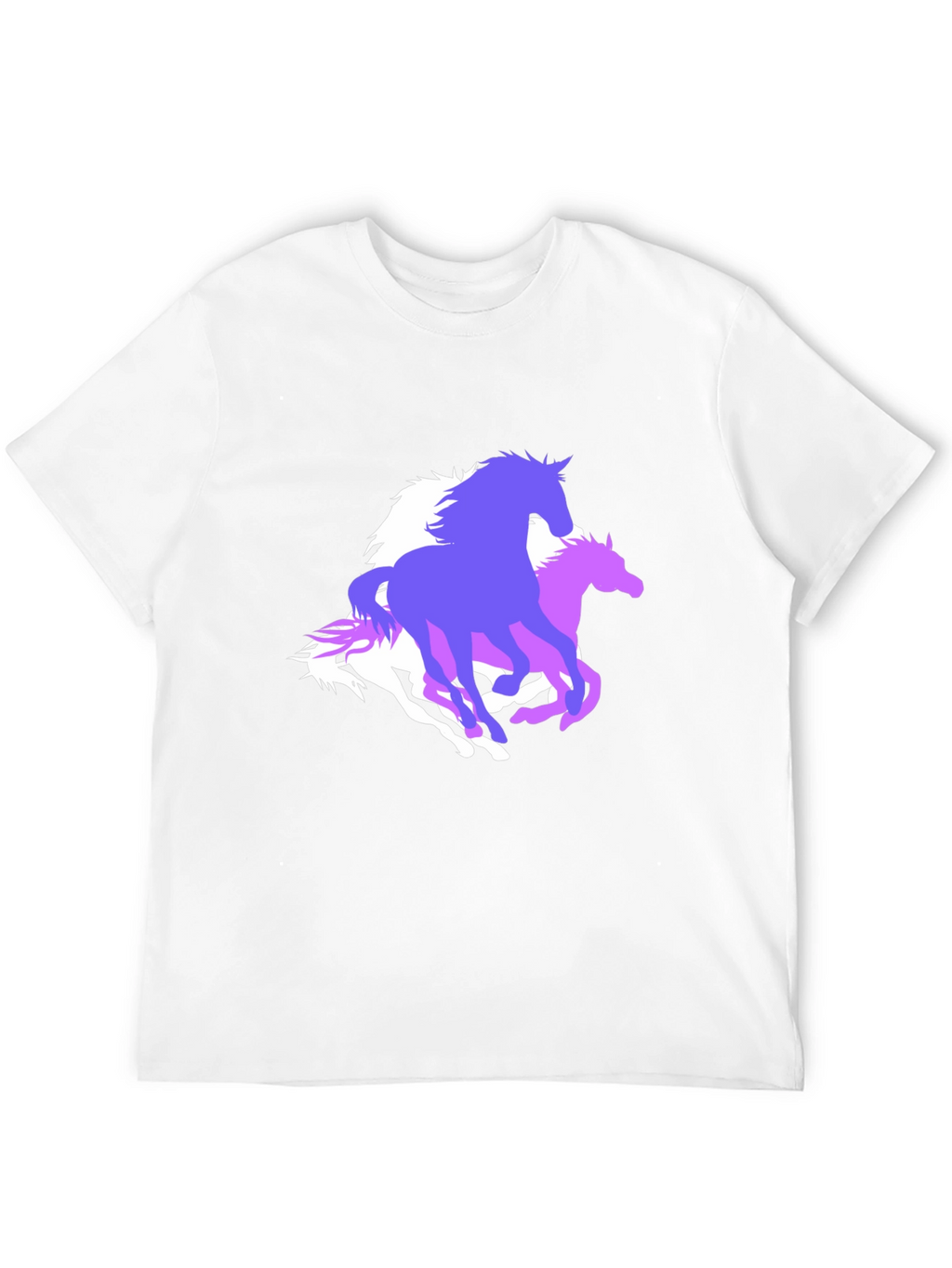 Horse Graphic Tee - Stylish Black T-Shirt