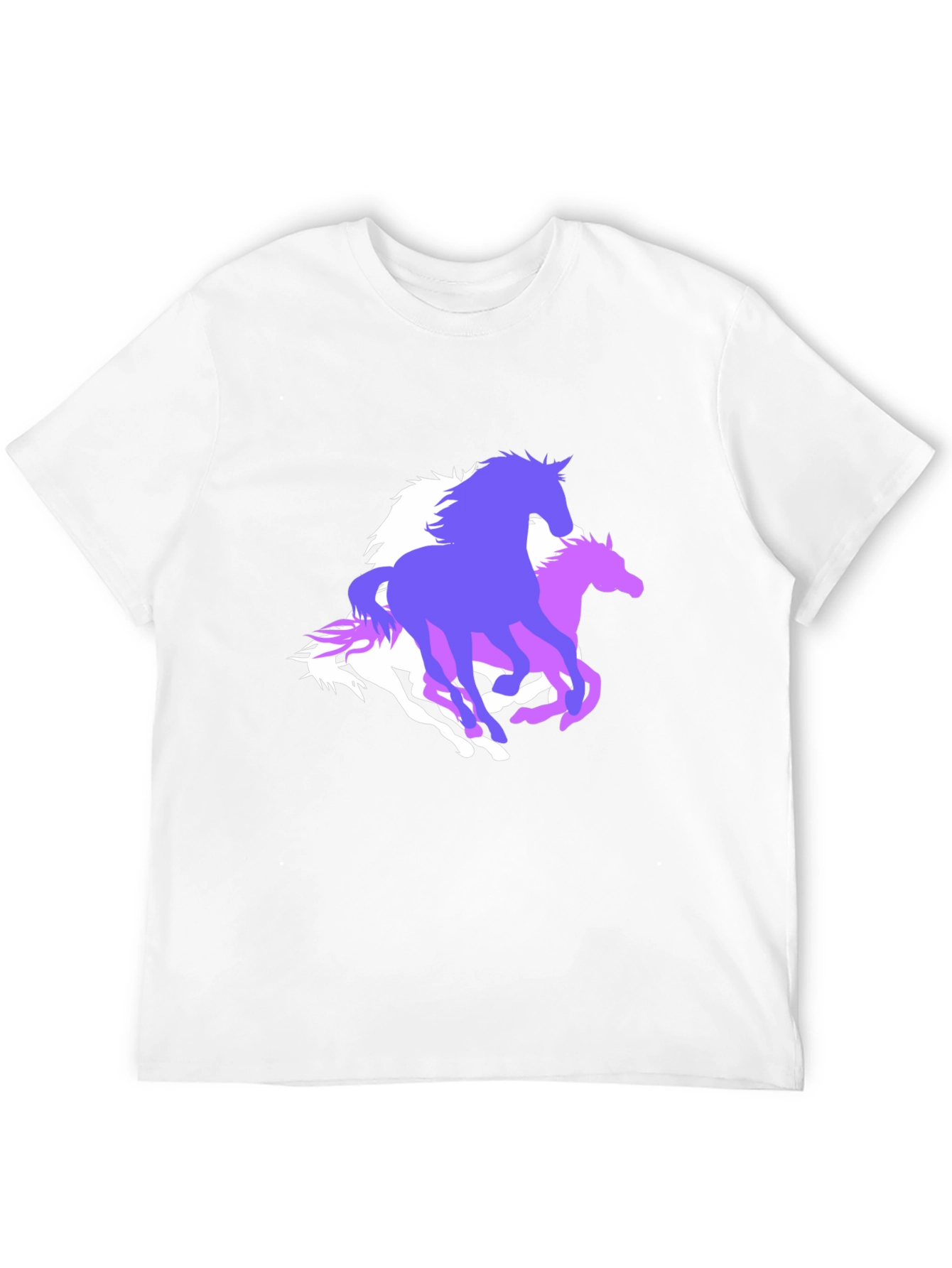 Horse Graphic Tee - Stylish Black T-Shirt