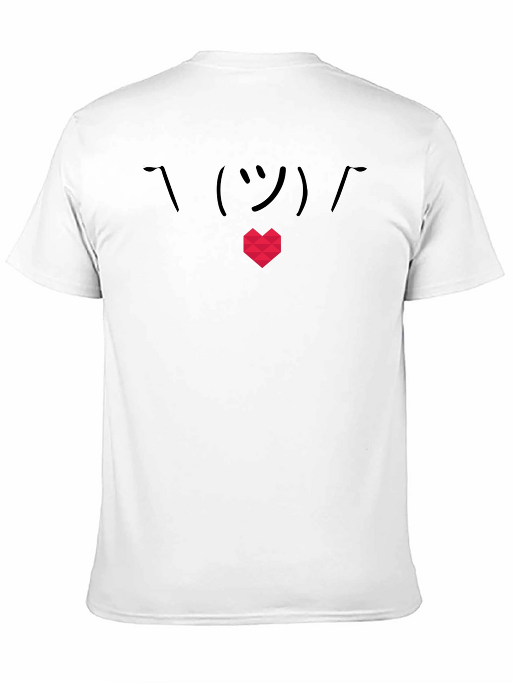 Shrug Emoji Heart T-Shirt - Express Yourself!