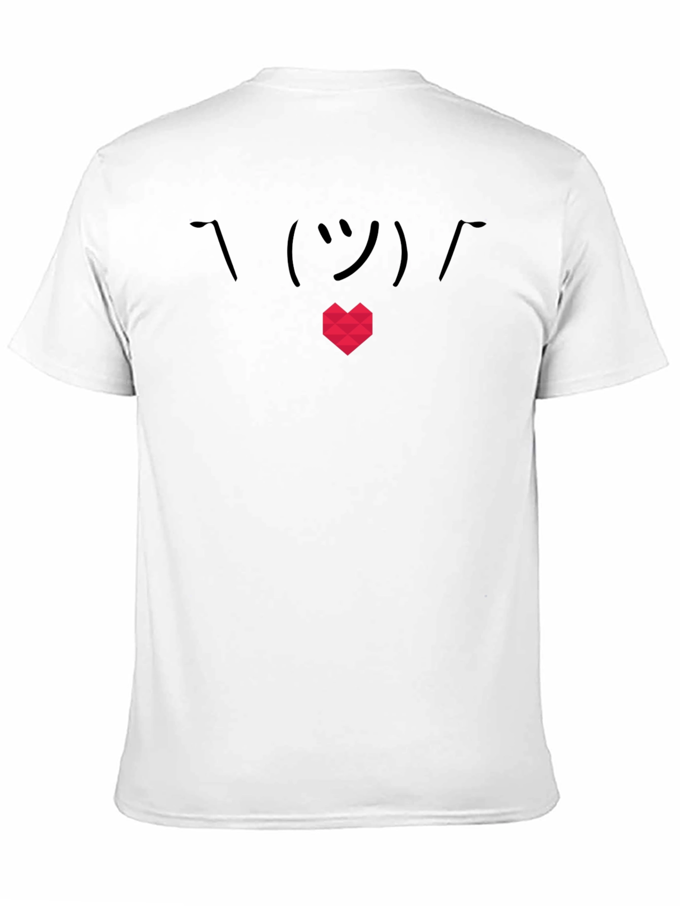 Shrug Emoji Heart T-Shirt - Express Yourself!