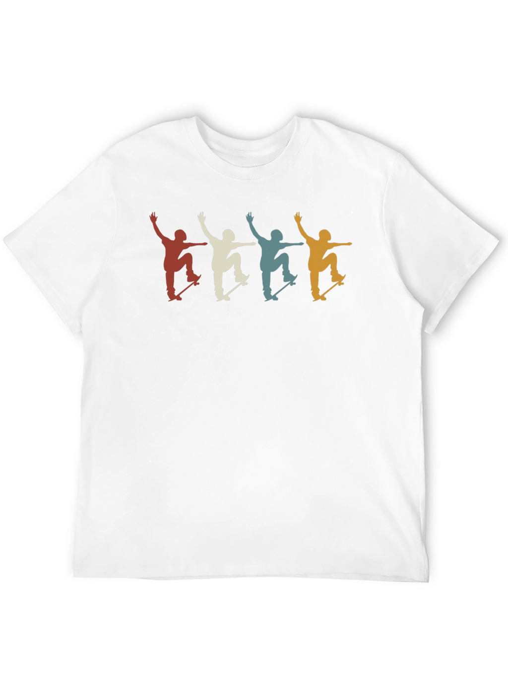 Retro Skateboarder T-Shirt - Cool Graphic Tee