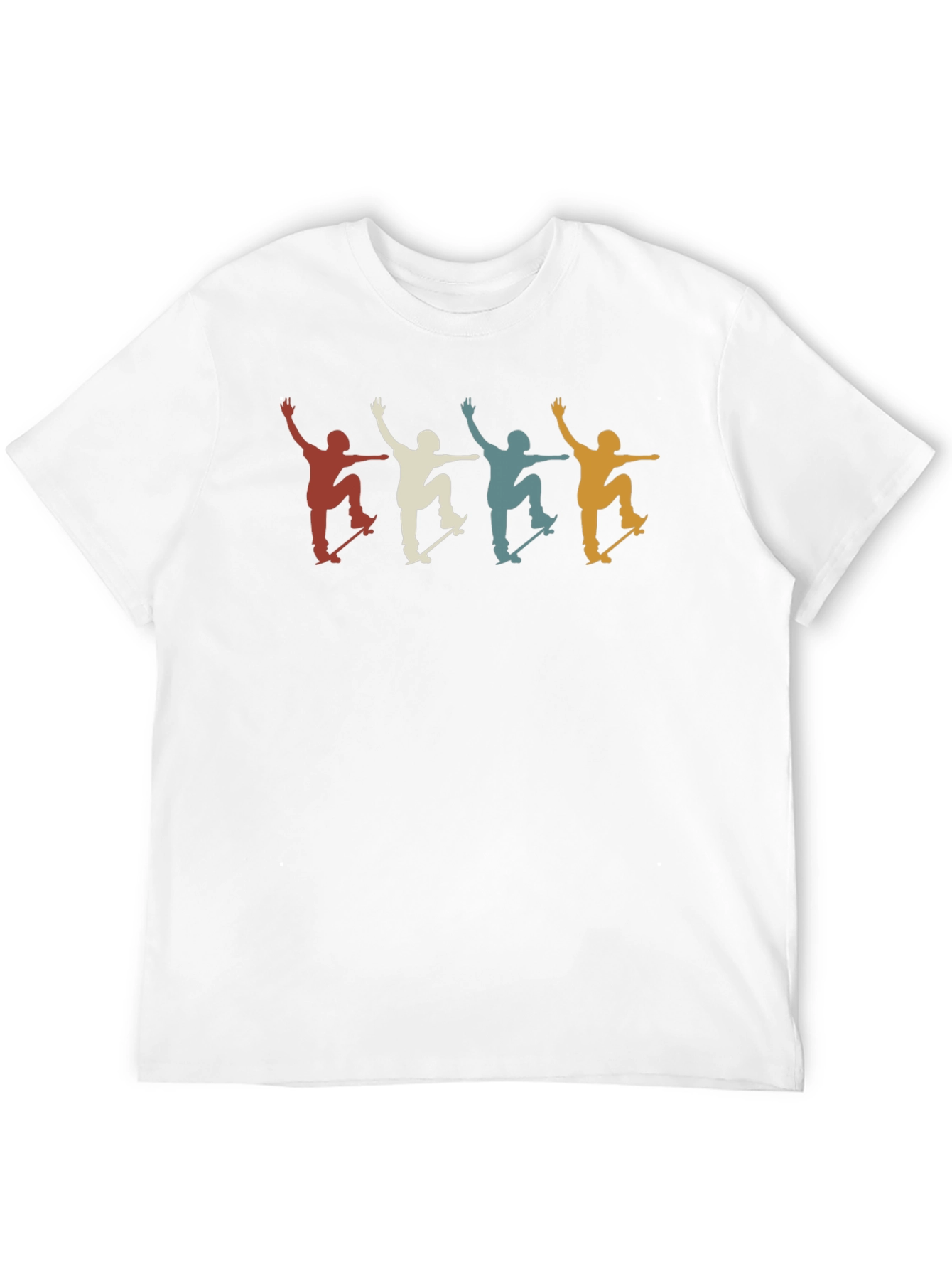 Retro Skateboarder T-Shirt - Cool Graphic Tee