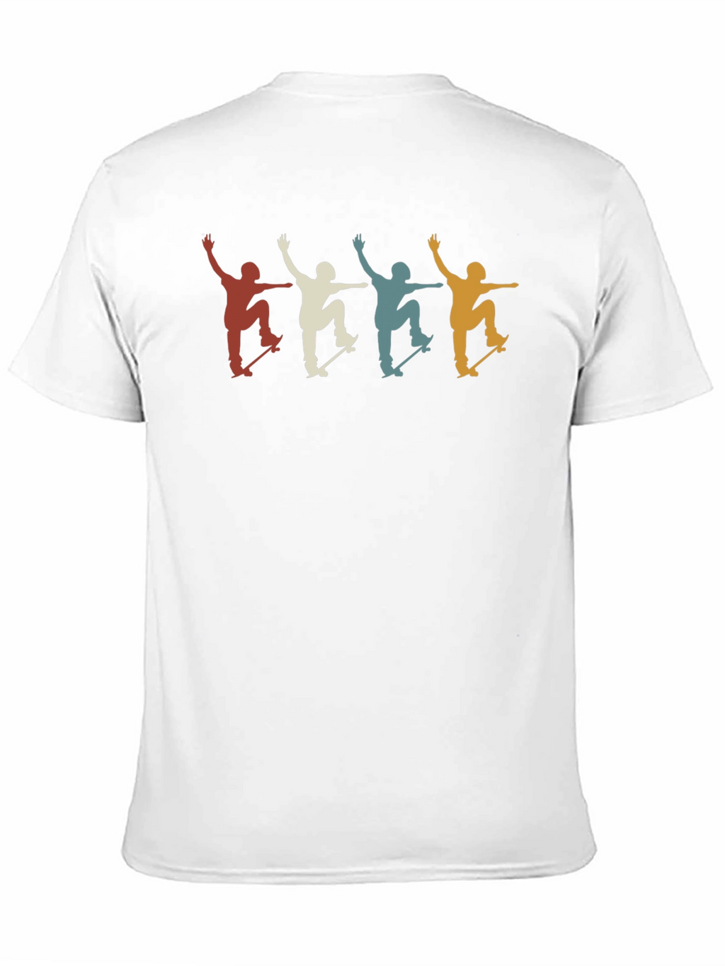 Retro Skateboarder T-Shirt - Cool Graphic Tee