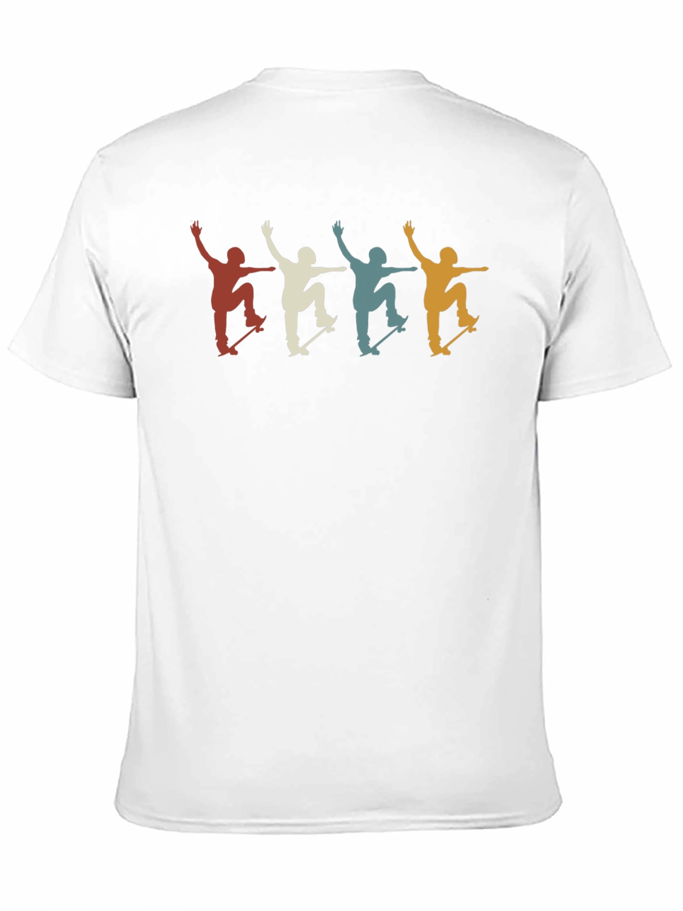Retro Skateboarder T-Shirt - Cool Graphic Tee