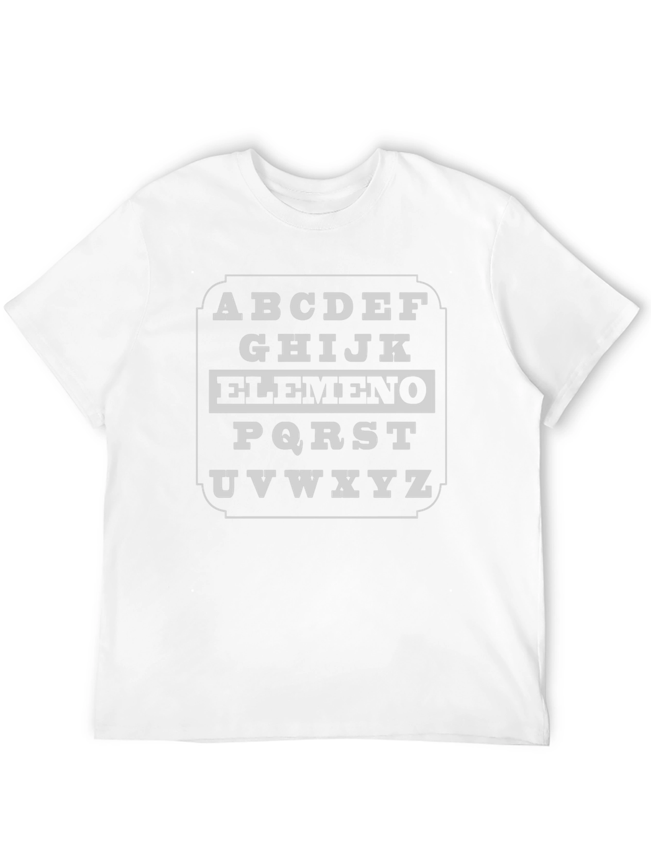 Alphabet Funny T-Shirt - Elementary School Teacher Shirt