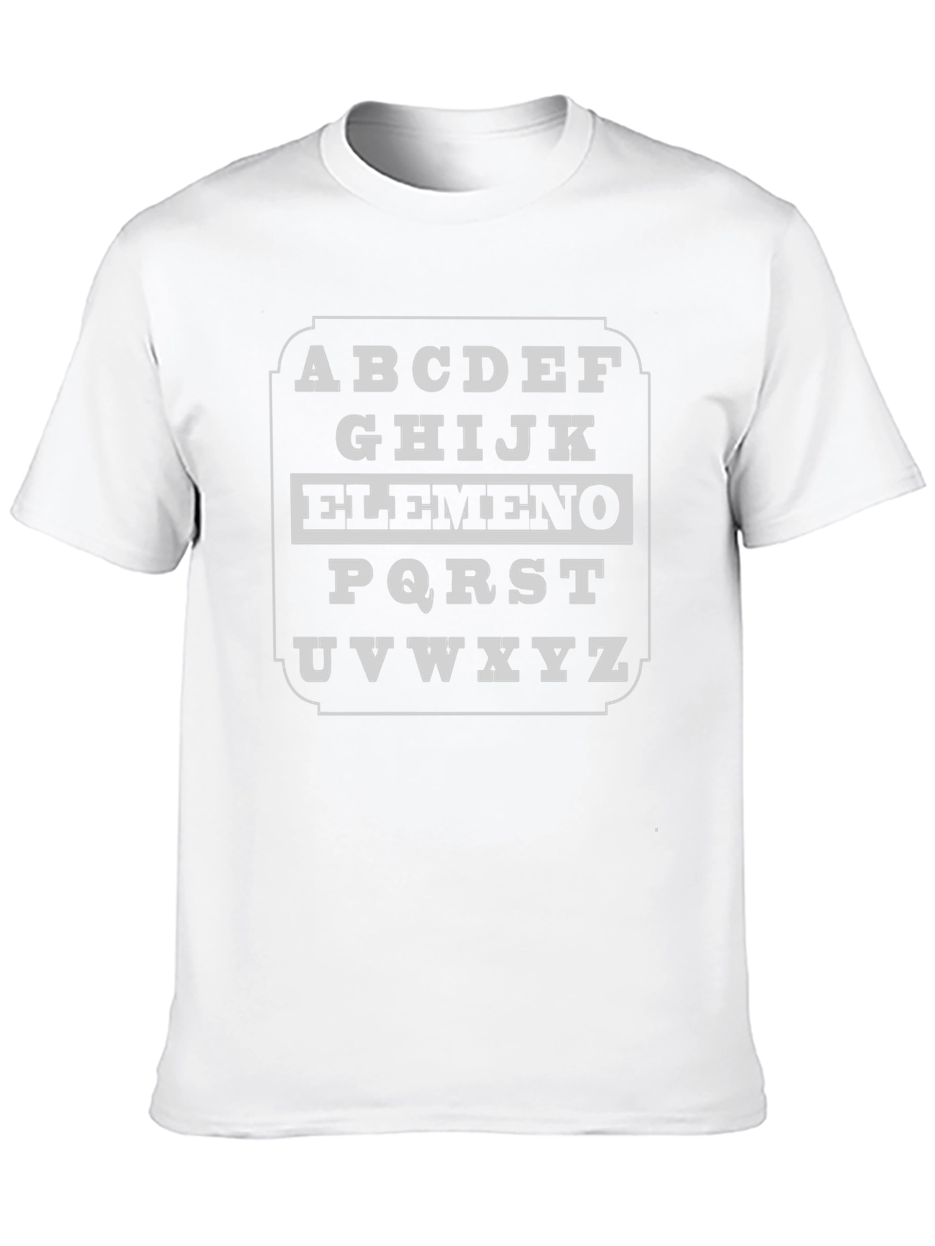 Alphabet Funny T-Shirt - Elementary School Teacher Shirt