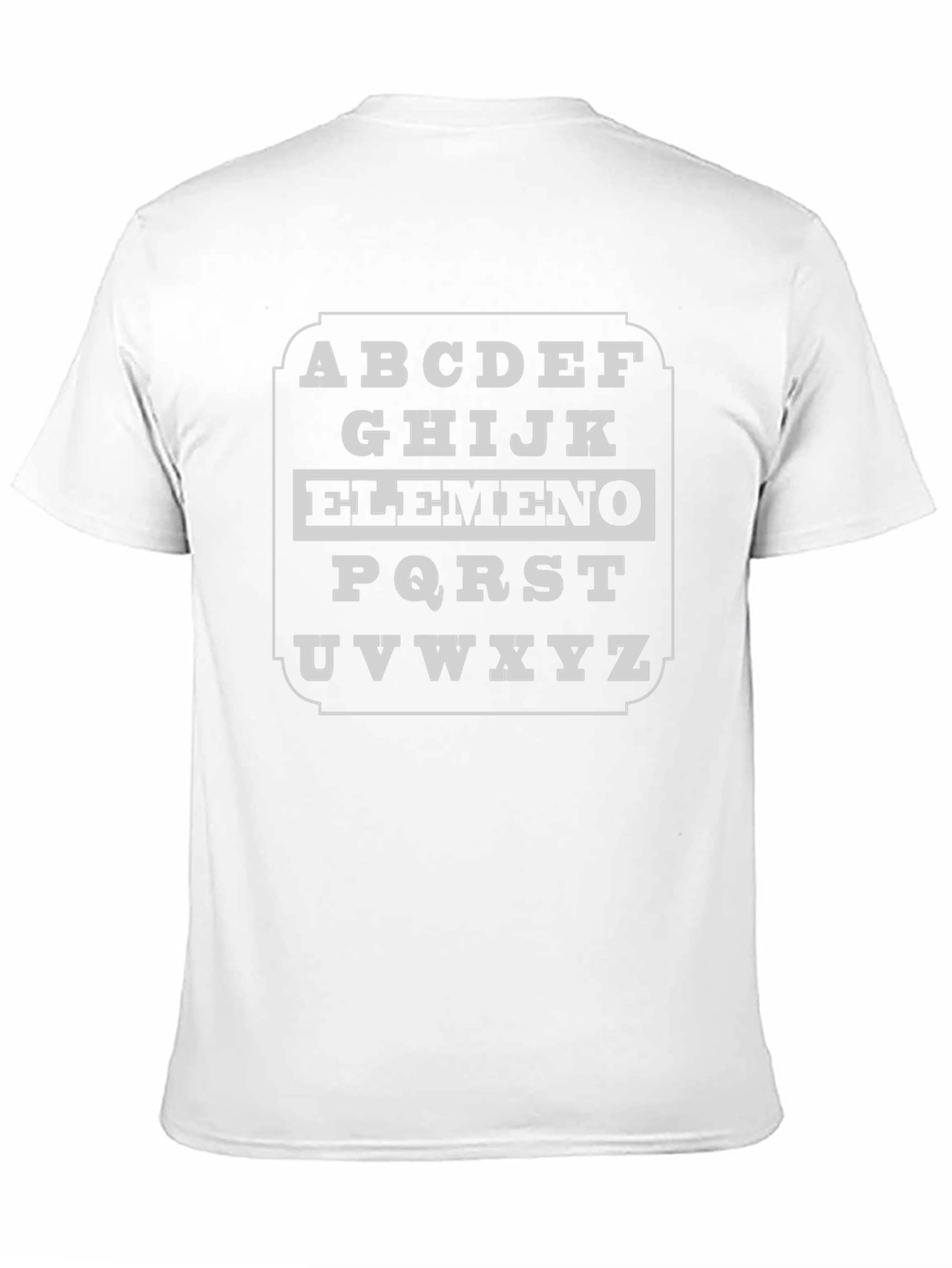 Alphabet Funny T-Shirt - Elementary School Teacher Shirt