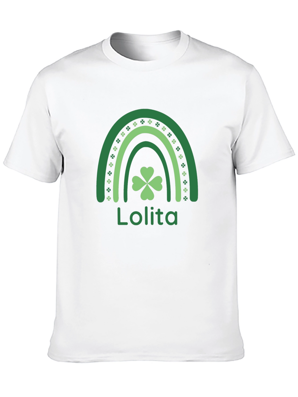 Lolita St. Patricks Day Rainbow Clover T-Shirt