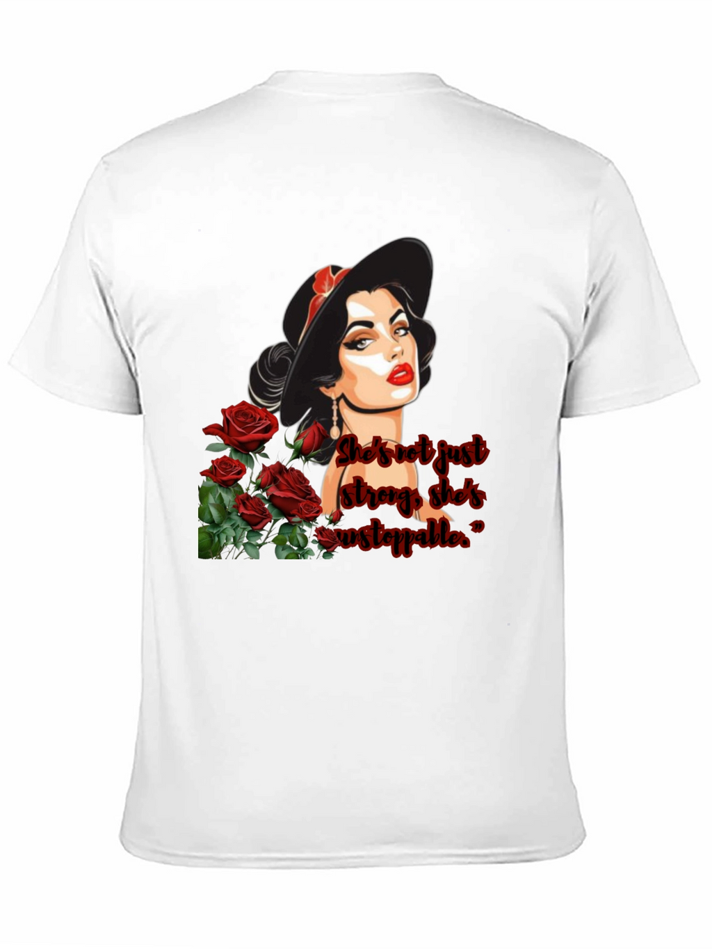 Woman & Roses Graphic Tee