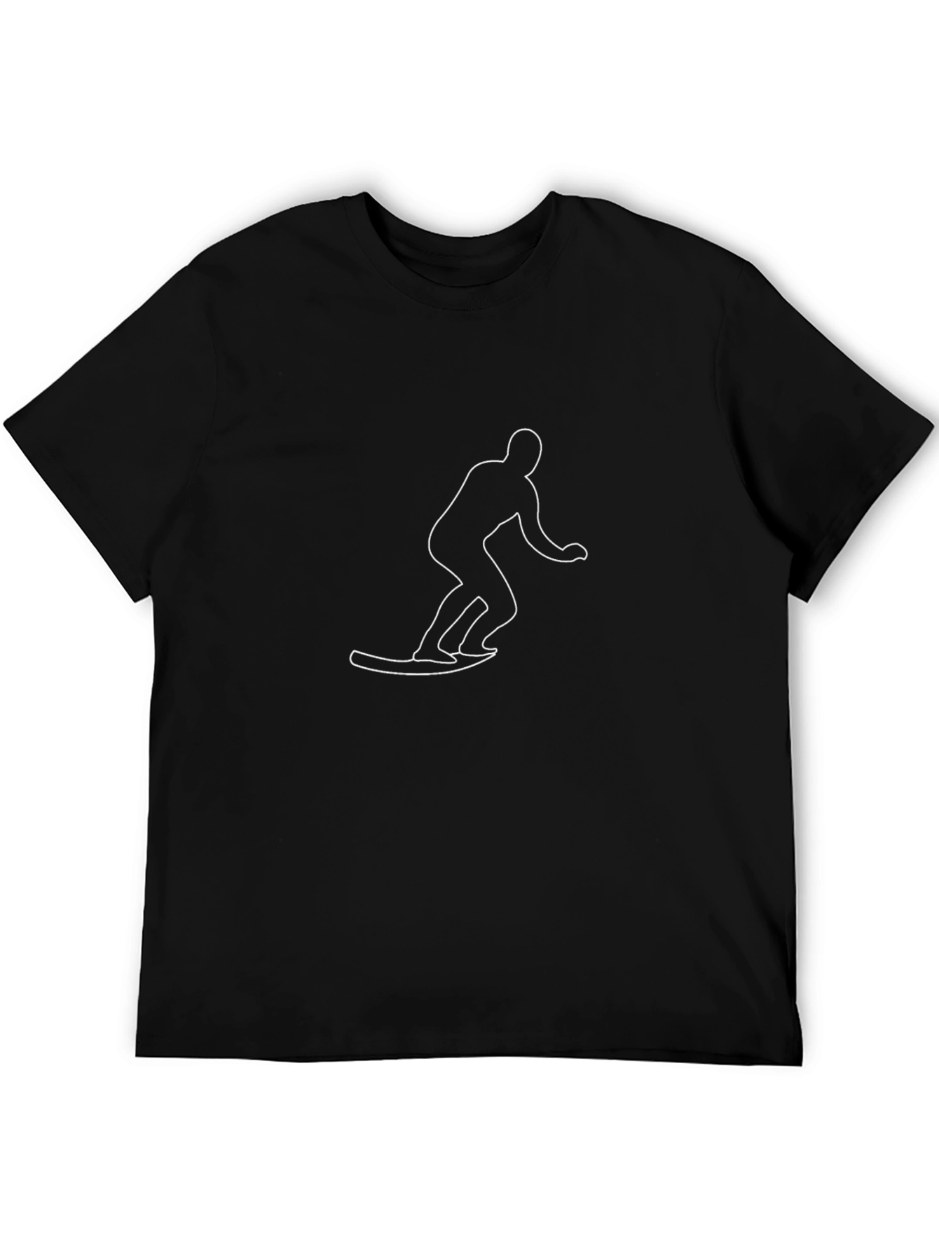 Surfer Graphic T-Shirt - Black