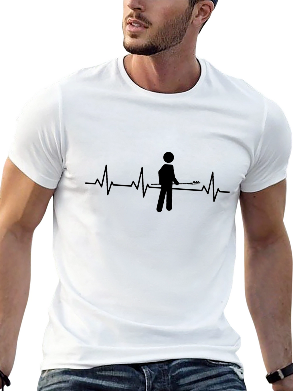 Lacrosse Heartbeat T-Shirt | Sport Tee