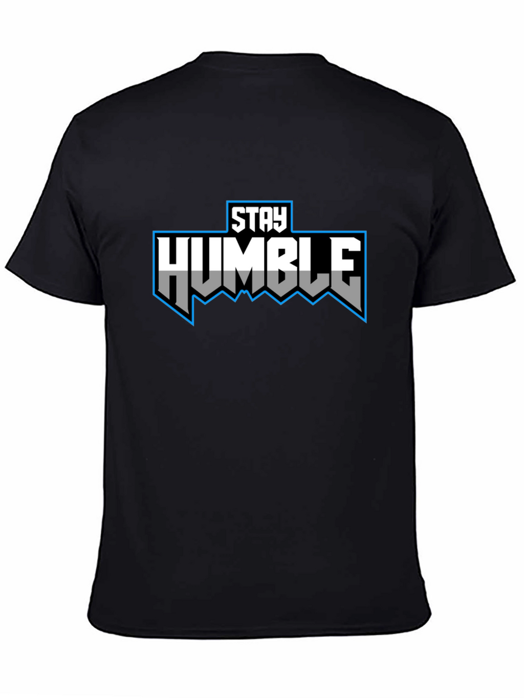 Stay Humble Graphic Tee - Black Short Sleeve
