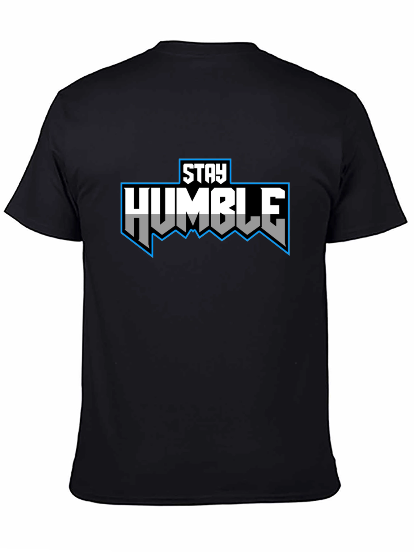 Stay Humble Graphic Tee - Black Short Sleeve