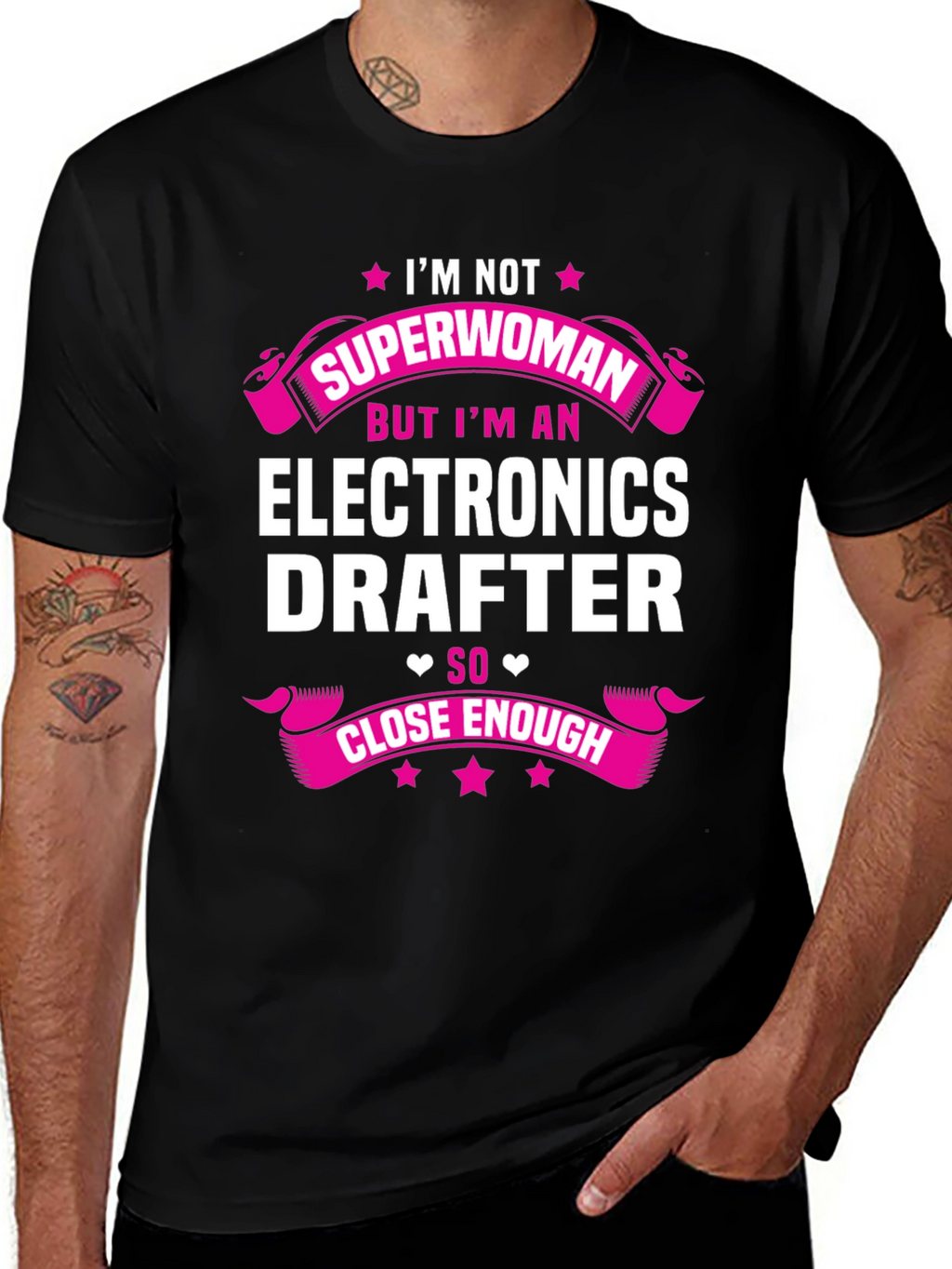 Electronics Drafter T-Shirt - Im Not Superwoman