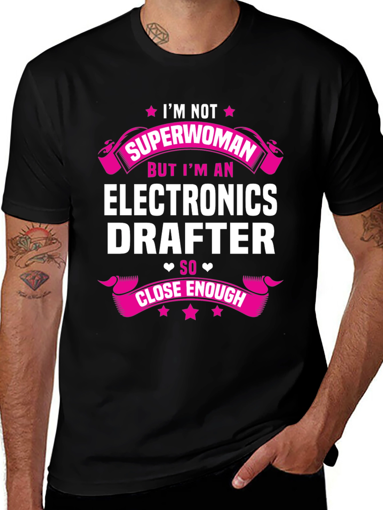 Electronics Drafter T-Shirt - Im Not Superwoman