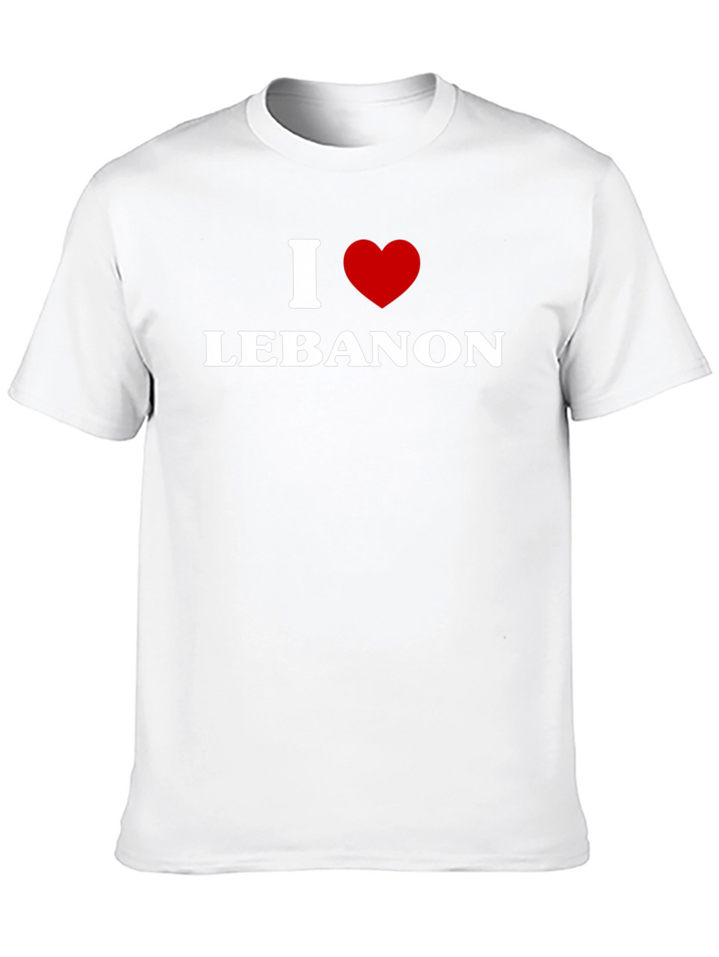 I Heart Lebanon T-Shirt - Patriotic Pride Tee