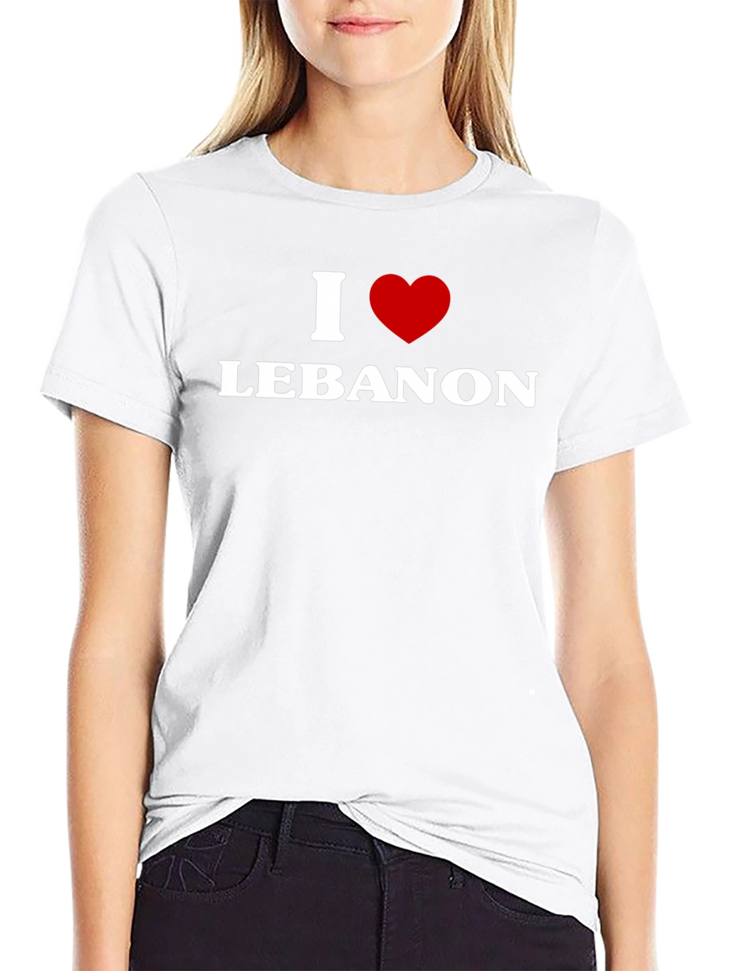 I Heart Lebanon T-Shirt - Patriotic Pride Tee