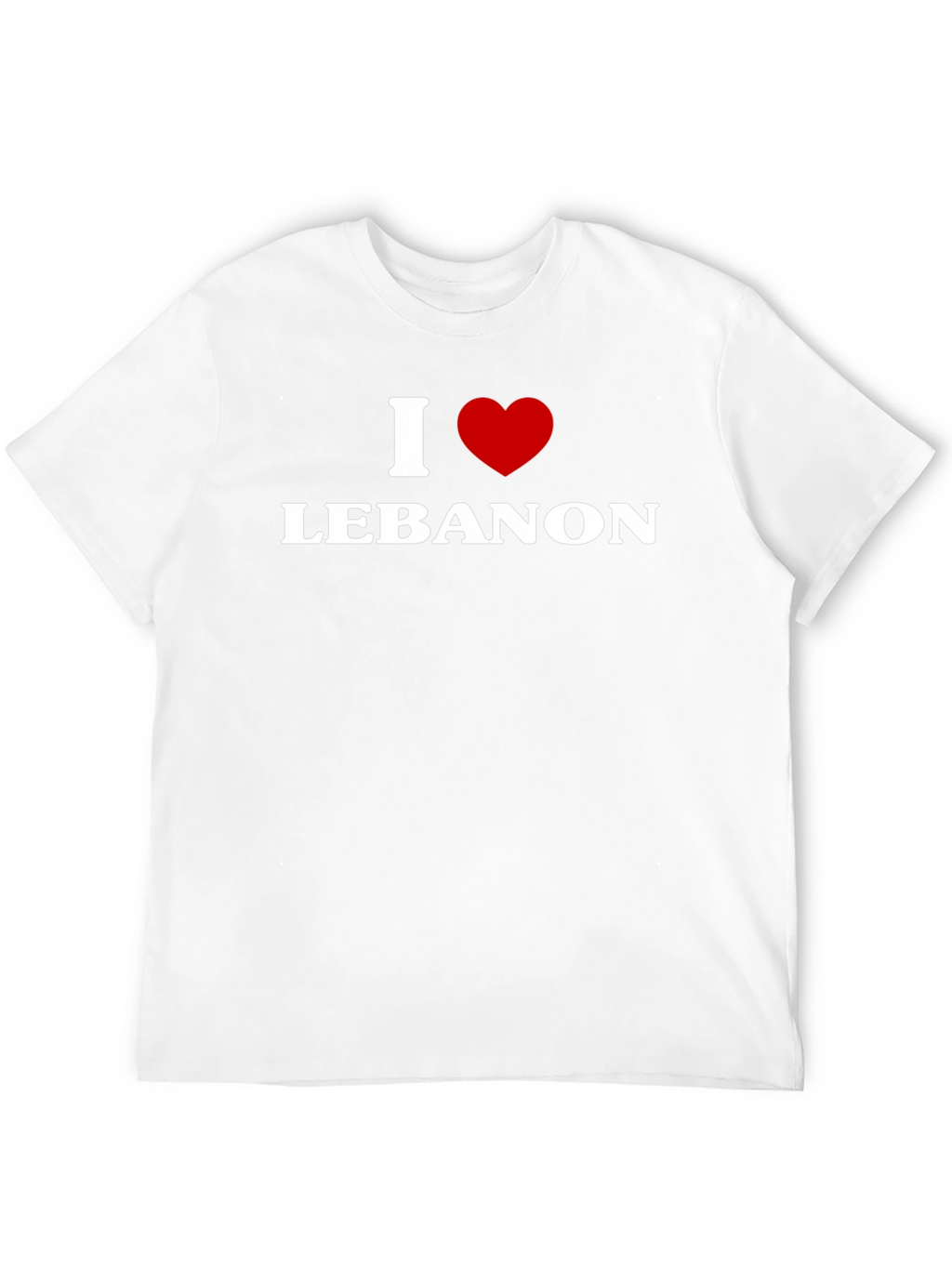 I Heart Lebanon T-Shirt - Patriotic Pride Tee