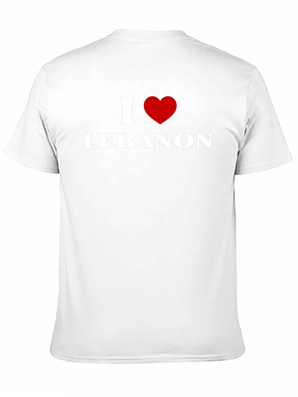 I Heart Lebanon T-Shirt - Patriotic Pride Tee