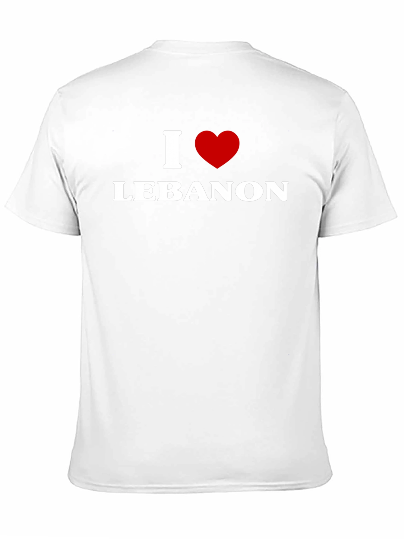 I Heart Lebanon T-Shirt - Patriotic Pride Tee