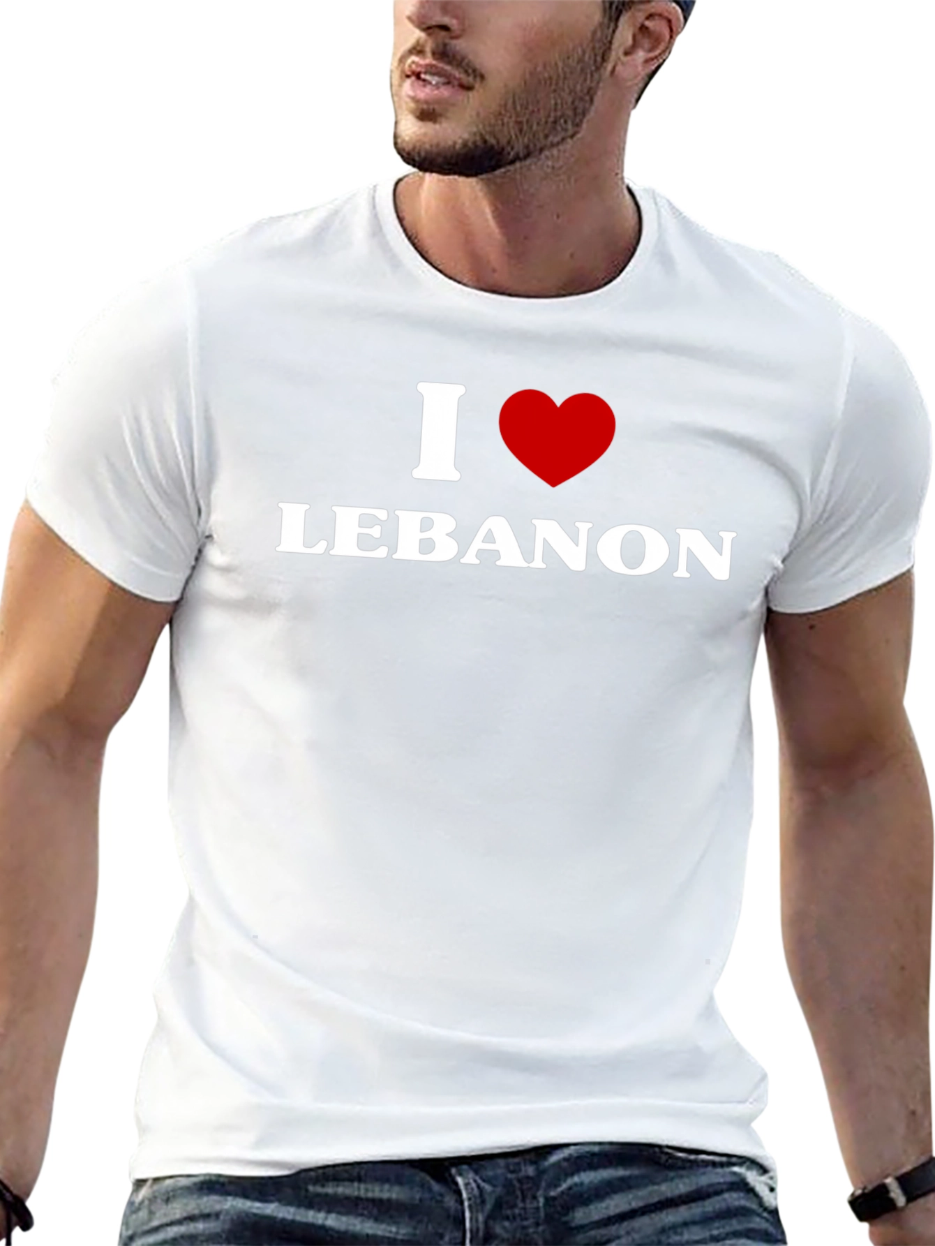 I Heart Lebanon T-Shirt - Patriotic Pride Tee