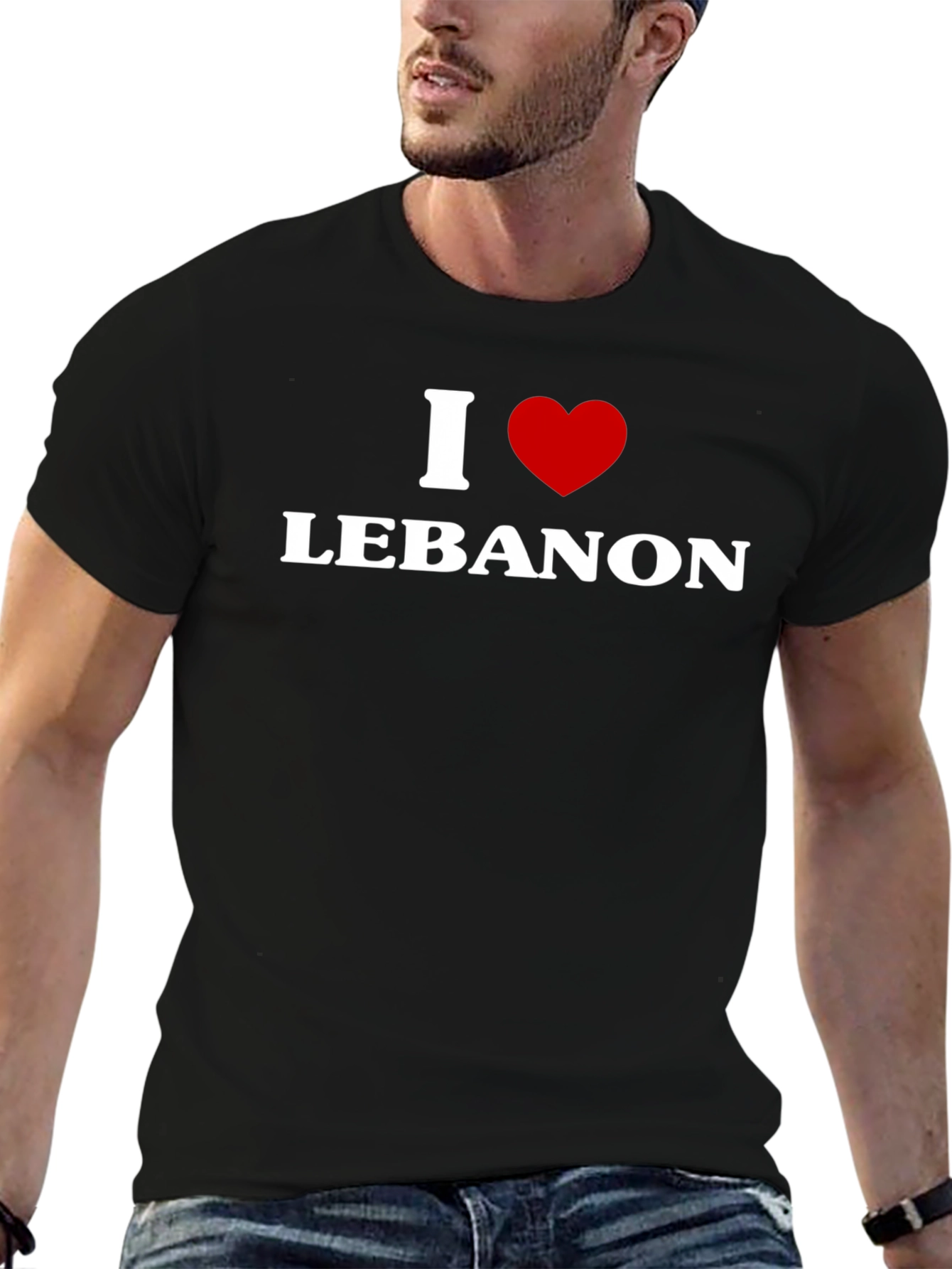 I Heart Lebanon T-Shirt - Patriotic Pride Tee