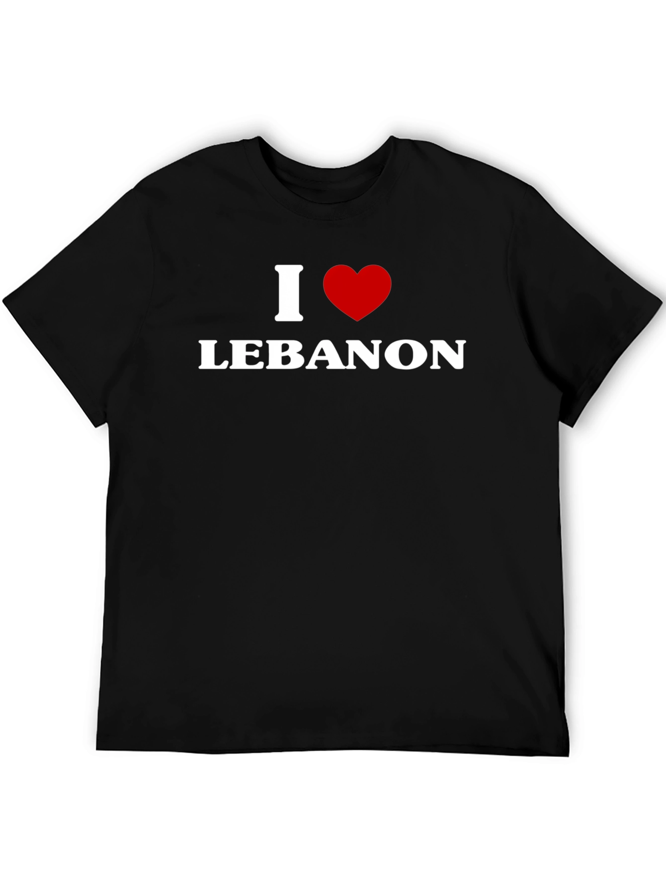 I Heart Lebanon T-Shirt - Patriotic Pride Tee