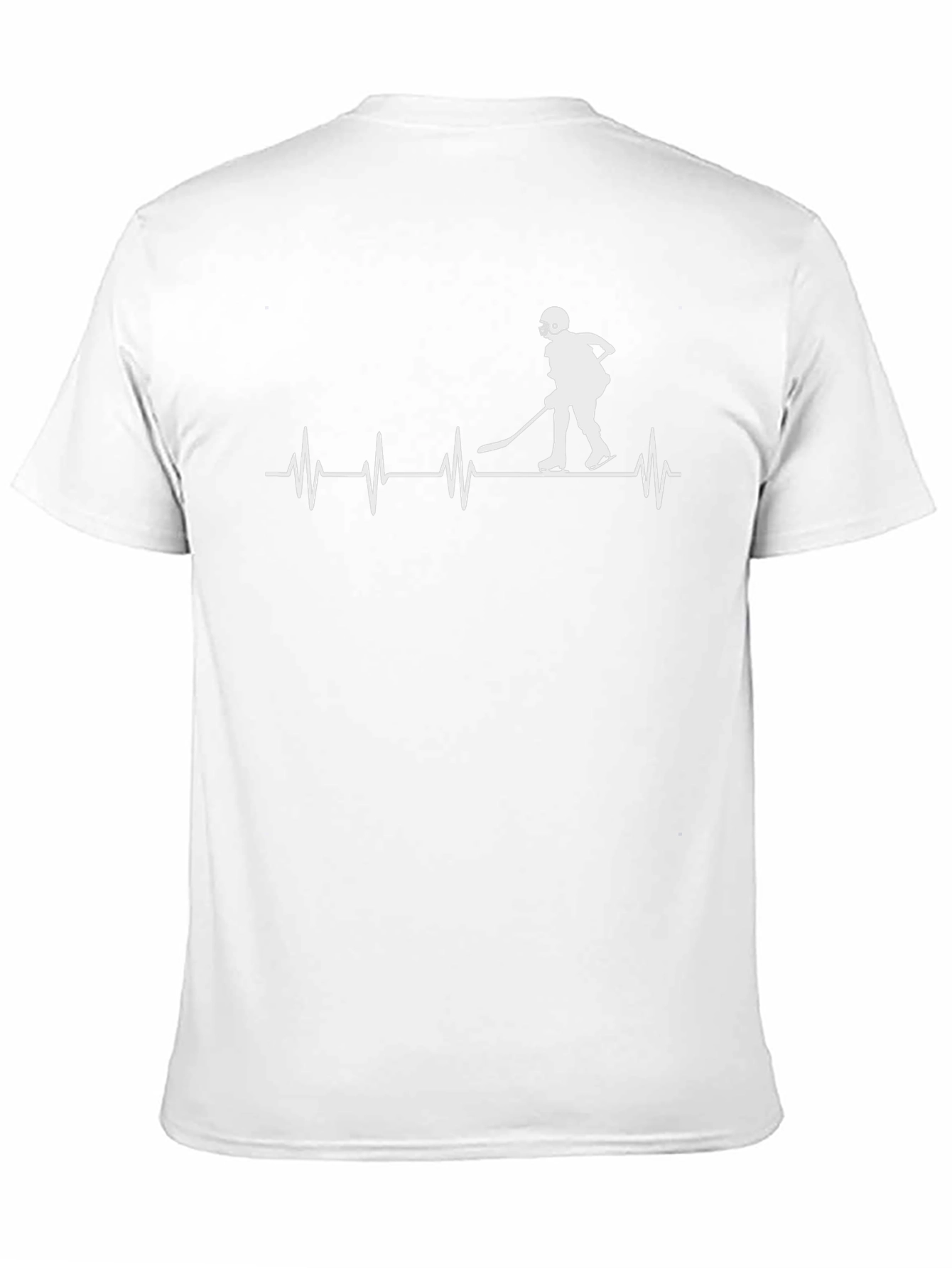 Hockey Heartbeat T-Shirt - Black