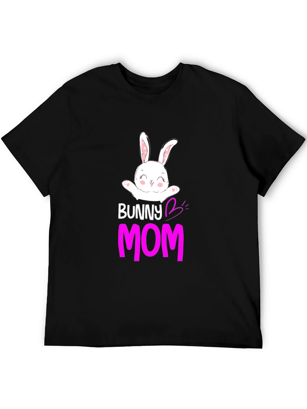 Bunny Mom Graphic Tee - Easter Womens T-Shirt