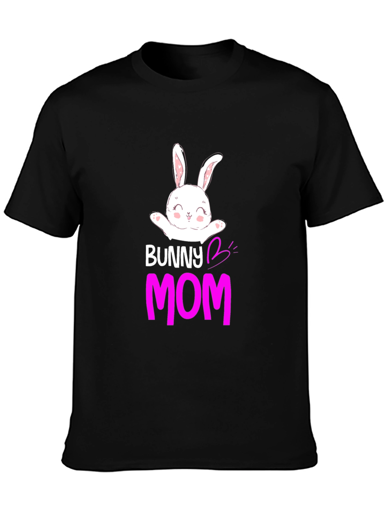 Bunny Mom Graphic Tee - Easter Womens T-Shirt