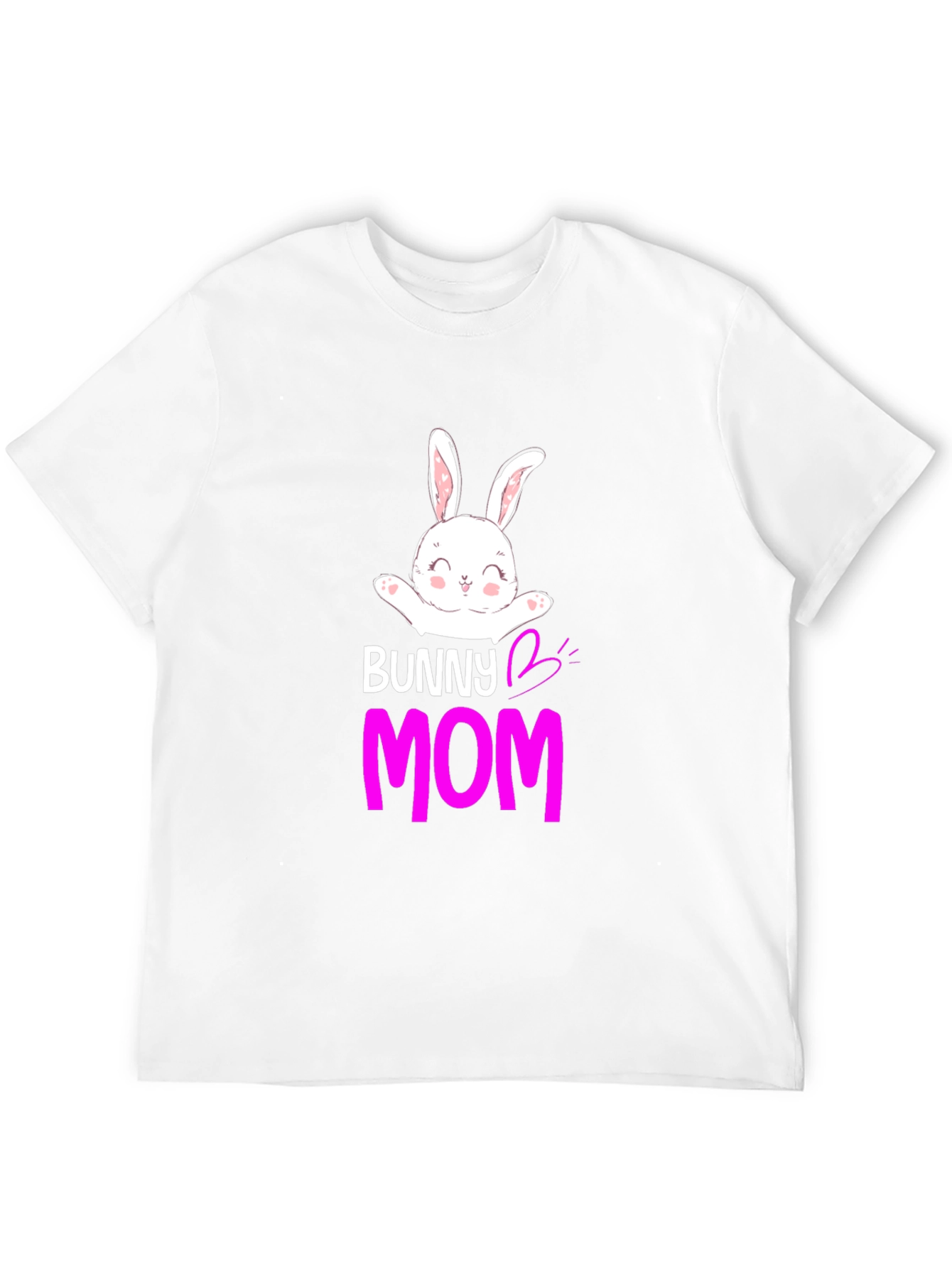 Bunny Mom Graphic Tee - Easter Womens T-Shirt