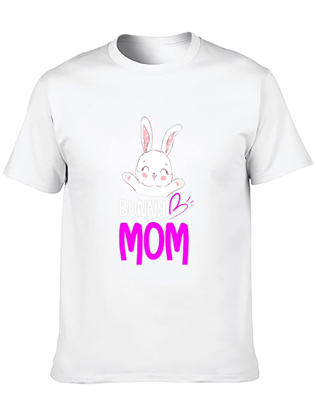 Bunny Mom Graphic Tee - Easter Womens T-Shirt