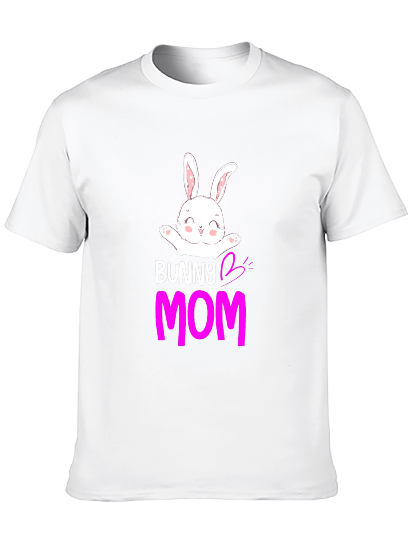 Bunny Mom Graphic Tee - Easter Womens T-Shirt