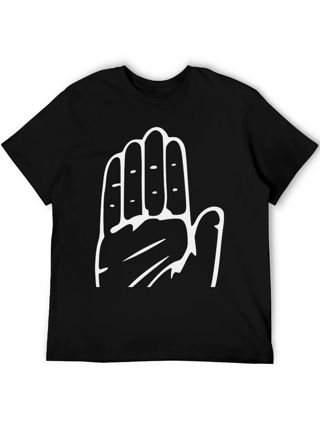 Hand Print Graphic T-Shirt - Stylish Casual Wear