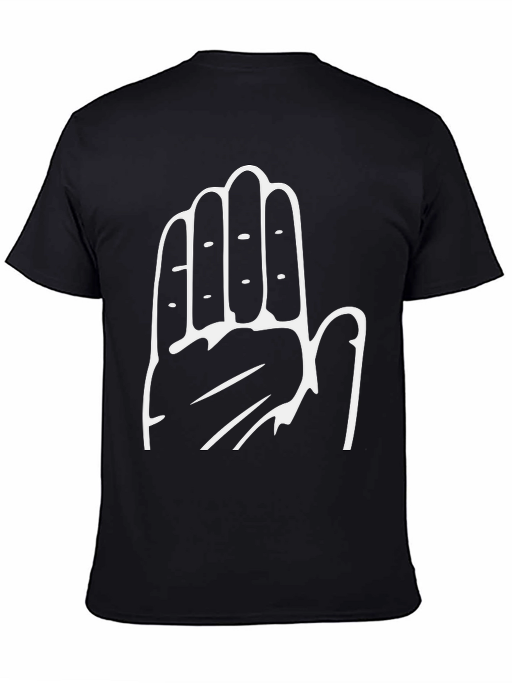 Hand Print Graphic T-Shirt - Stylish Casual Wear