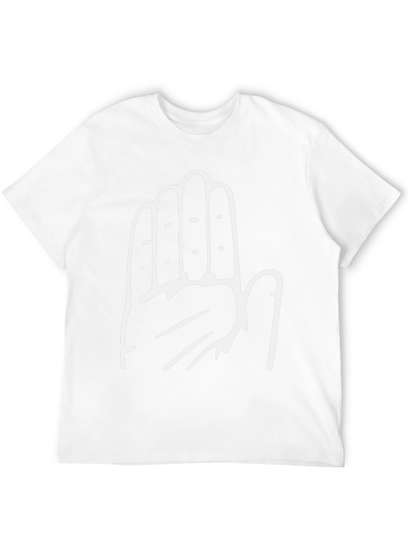 Hand Print Graphic T-Shirt - Stylish Casual Wear