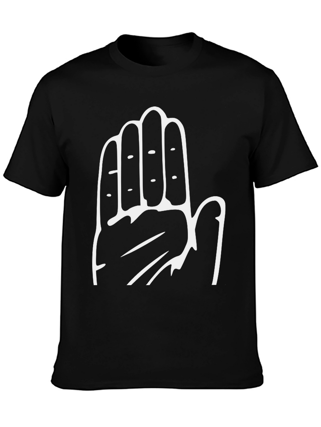 Hand Print Graphic T-Shirt - Stylish Casual Wear