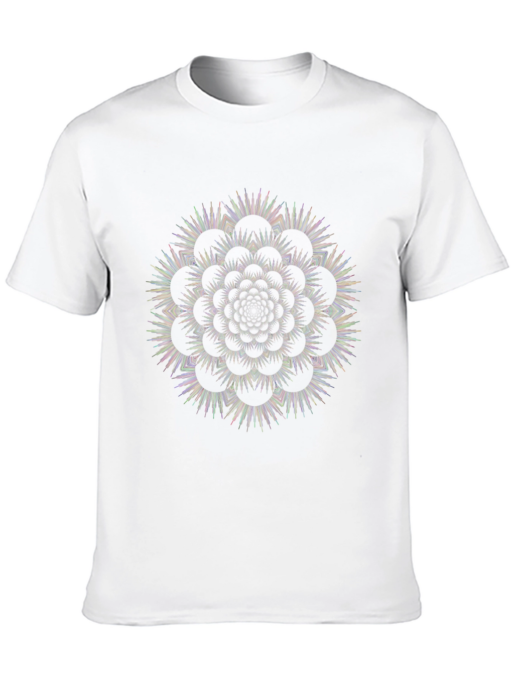 Cosmic Mandala Graphic Tee - Black T-Shirt