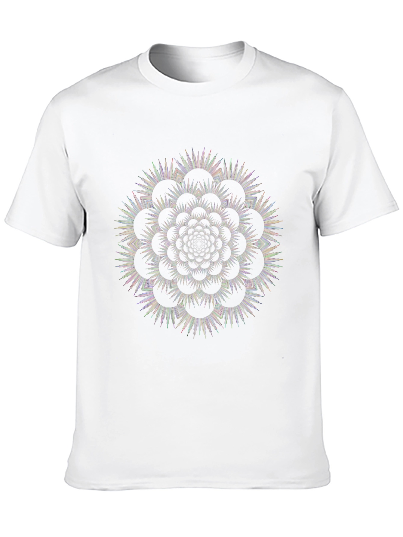 Cosmic Mandala Graphic Tee - Black T-Shirt