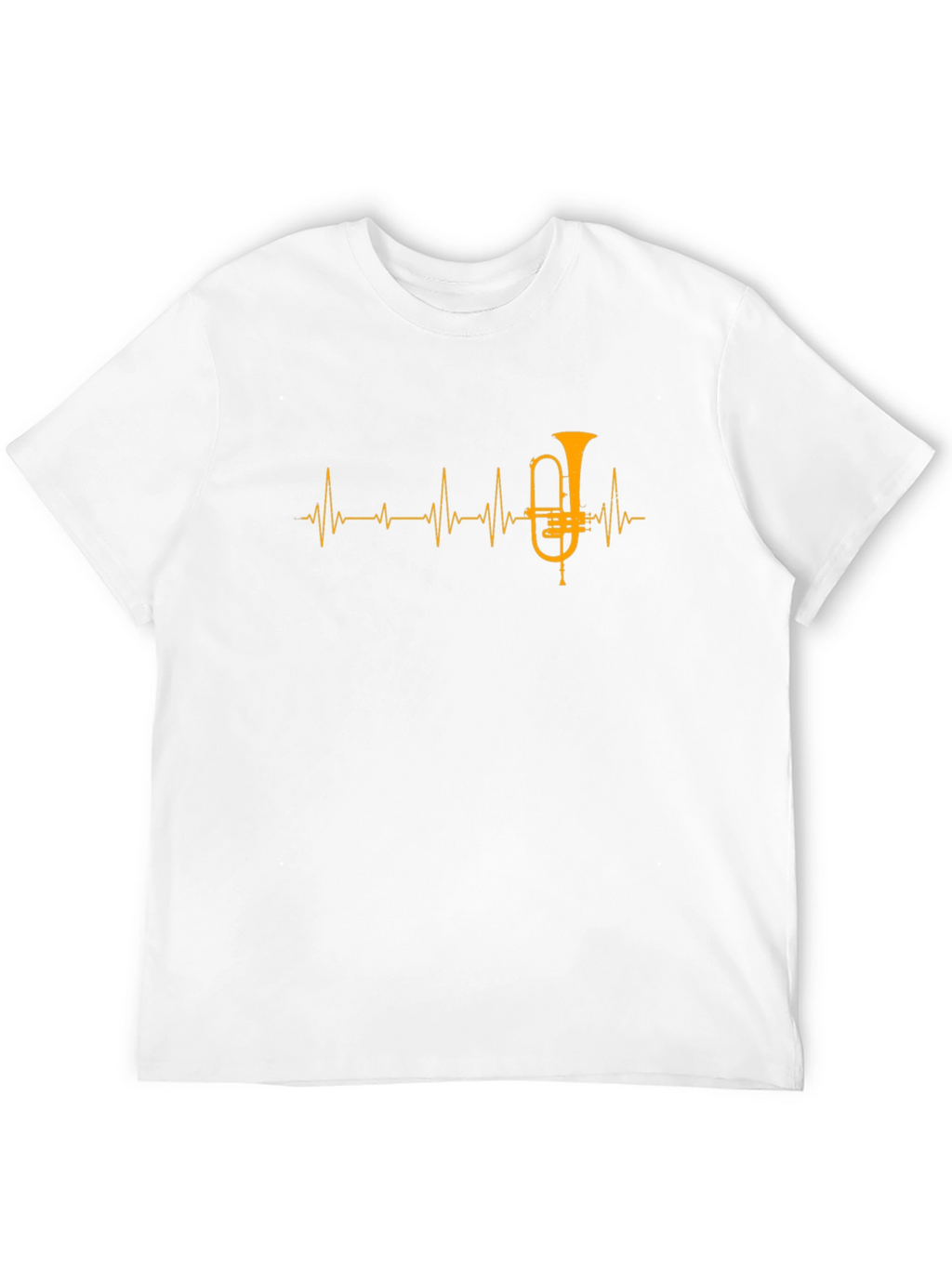 Tuba Heartbeat T-Shirt - Musician Gift