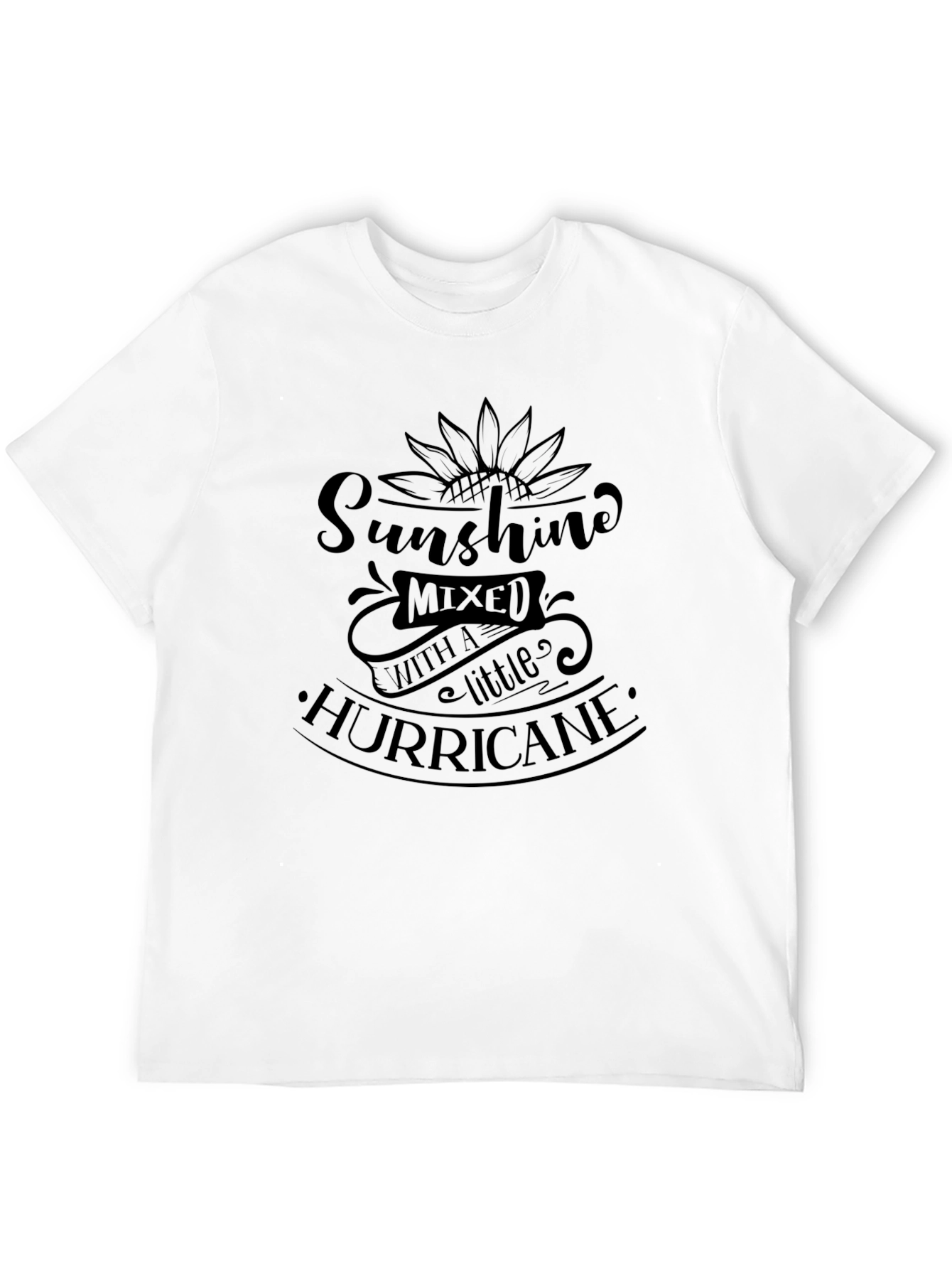 Sunshine & Hurricane Graphic Tee - Black