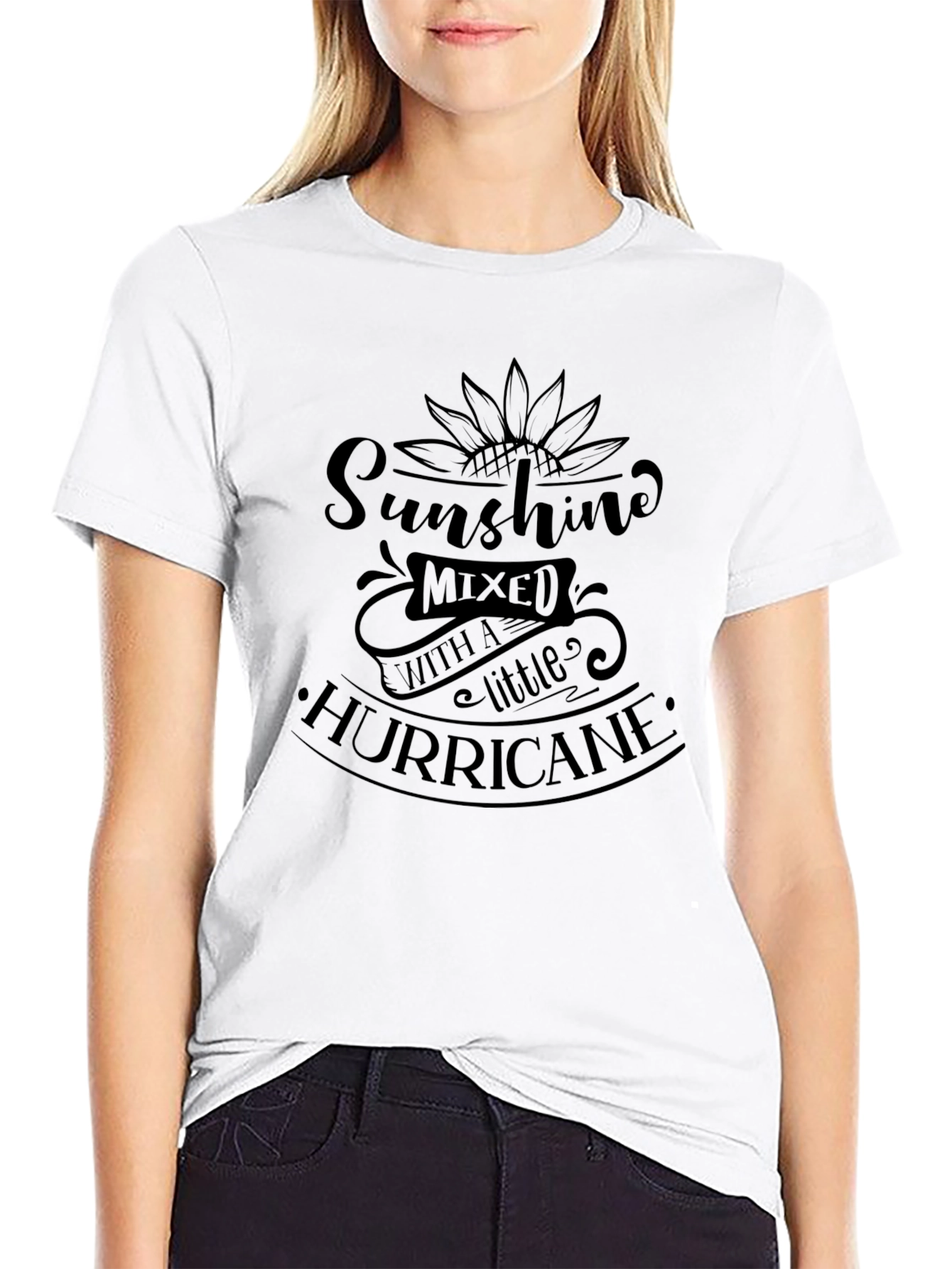 Sunshine & Hurricane Graphic Tee - Black
