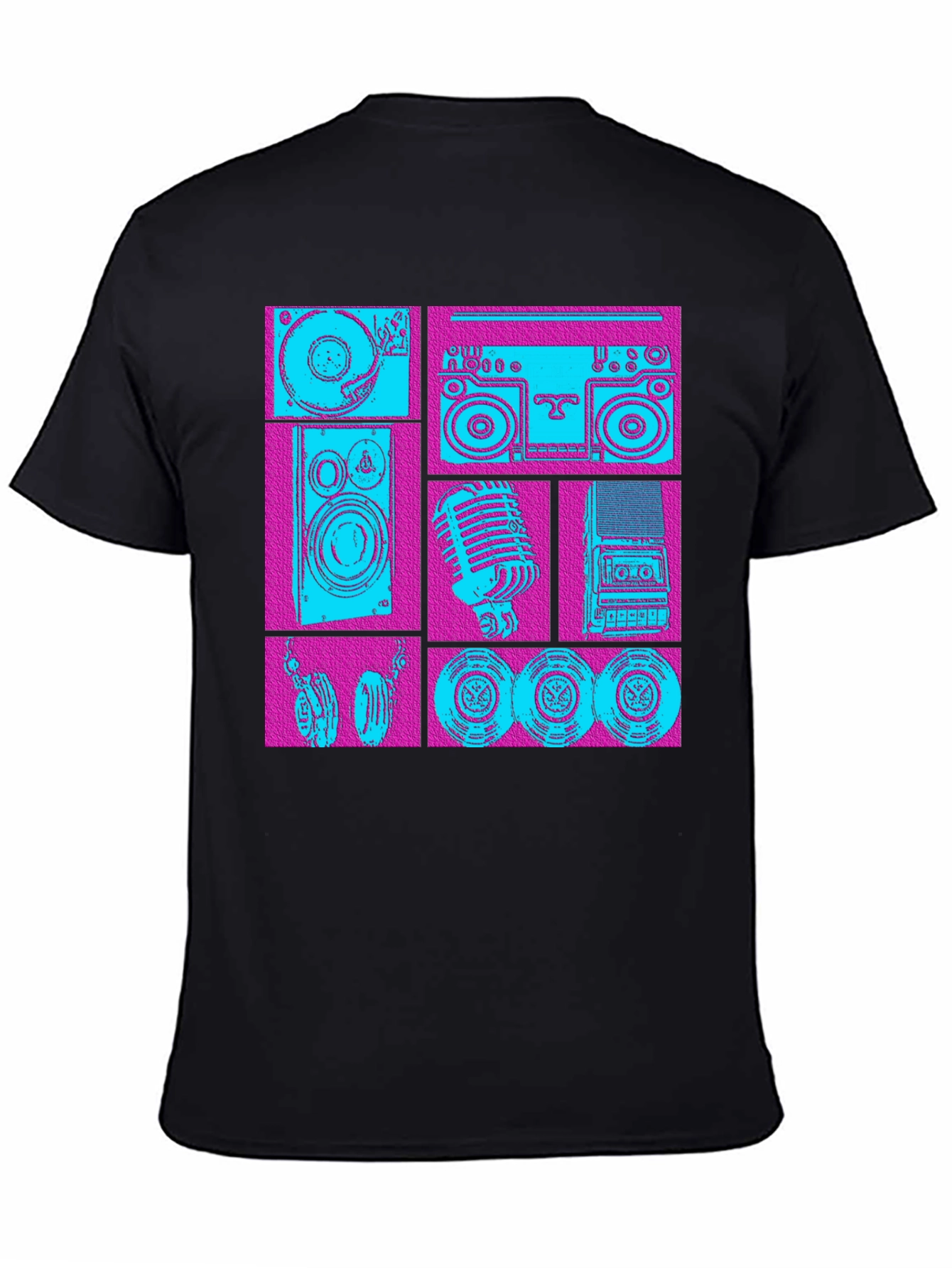 Retro Music Graphic T-Shirt