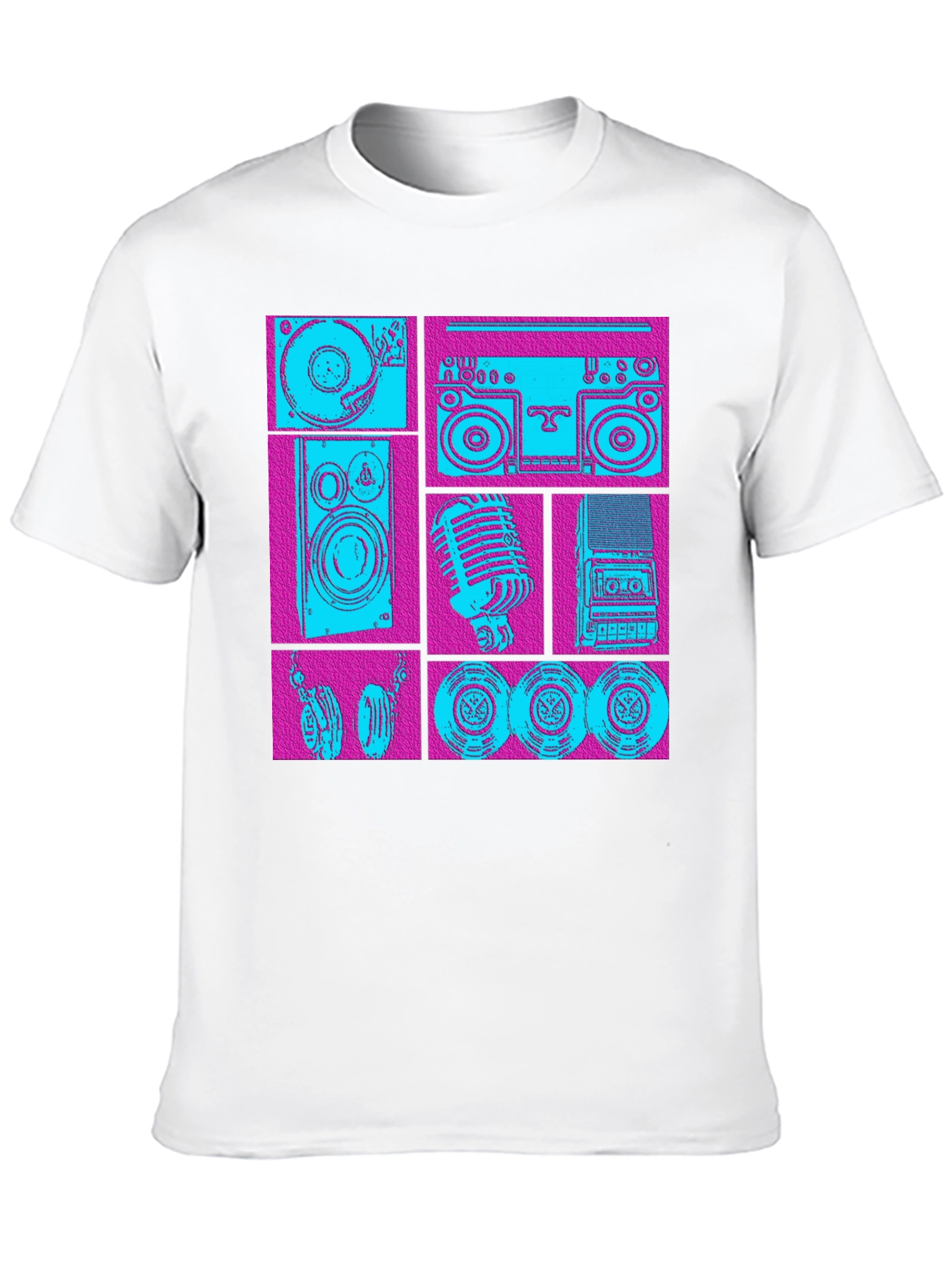 Retro Music Graphic T-Shirt