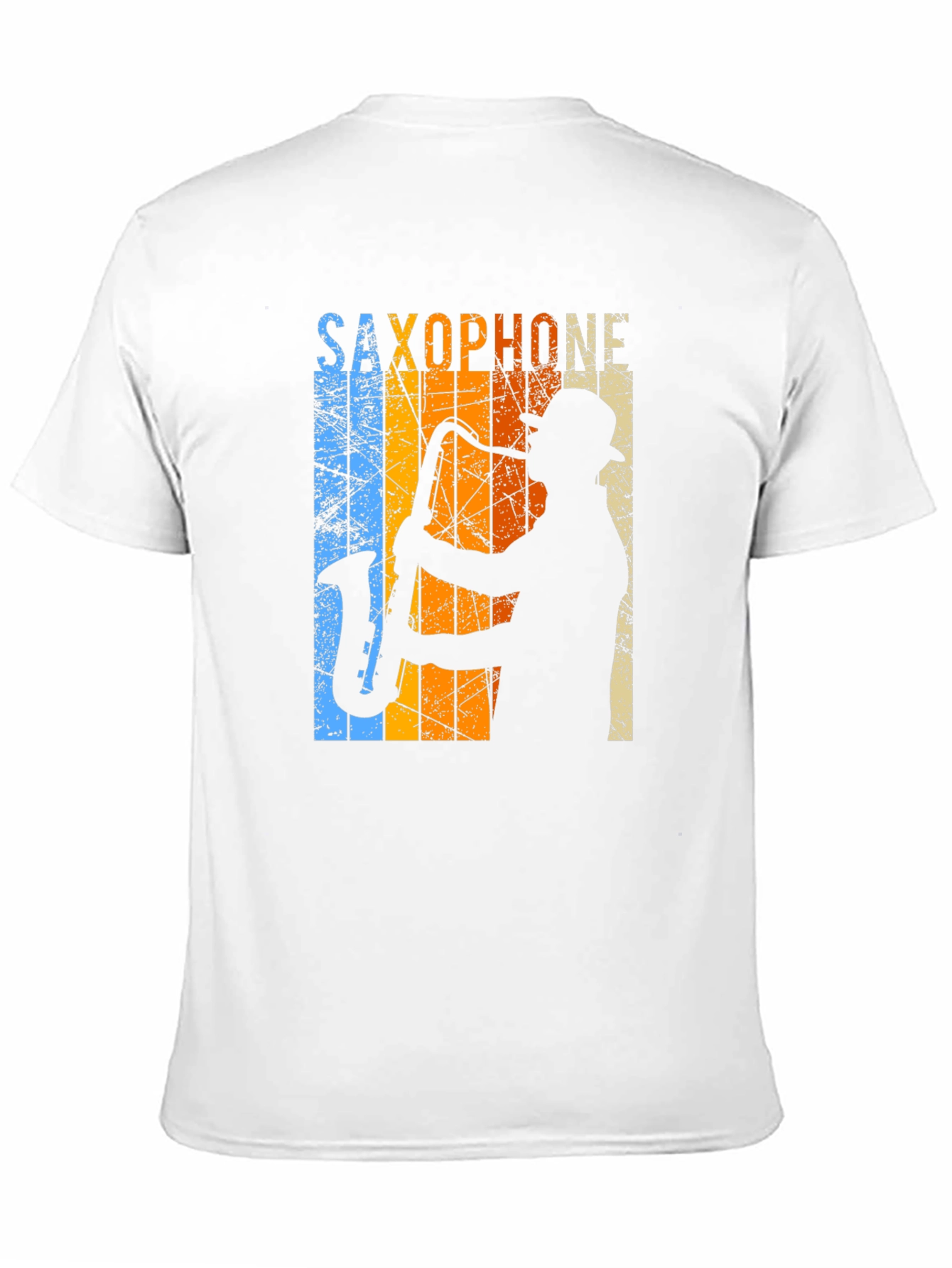 Retro Saxophone Player Graphic T-Shirt