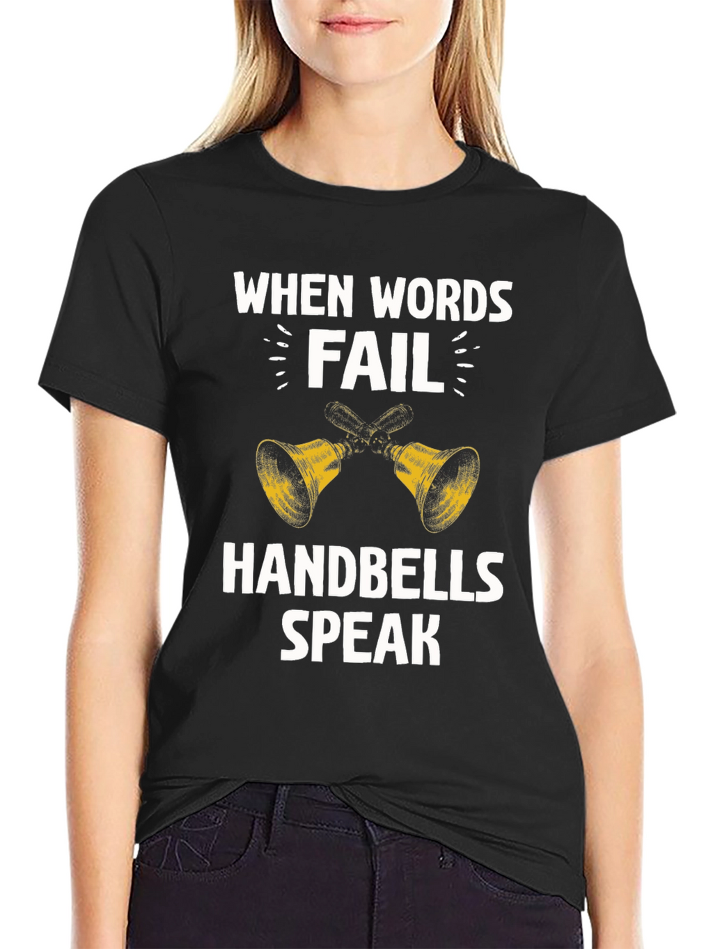Handbells Speak Graphic Tee