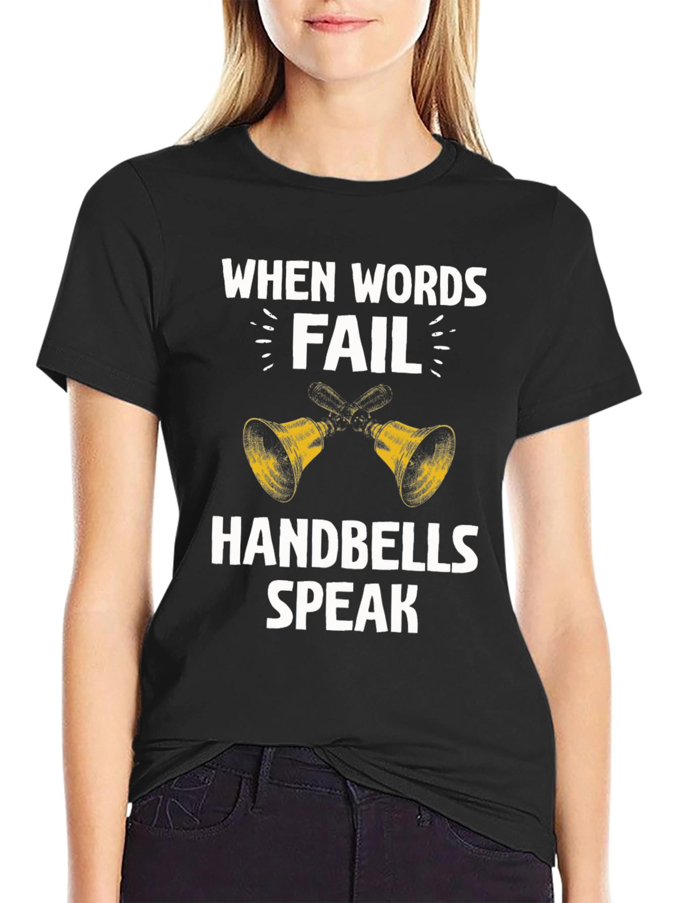 Handbells Speak Graphic Tee